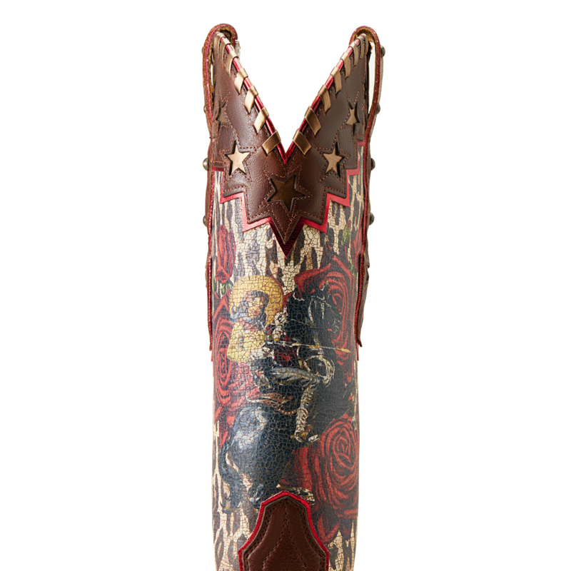 Ariat Women's Rodeo Quincy X Toe Western Boots - Deep Mahogany-5