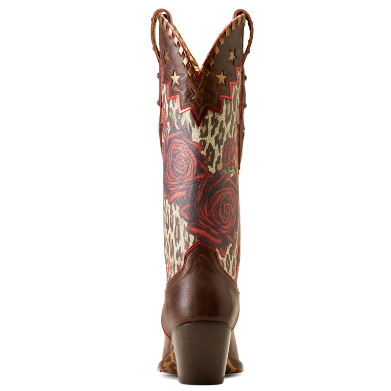 Ariat Women's Rodeo Quincy X Toe Western Boots - Deep Mahogany-4