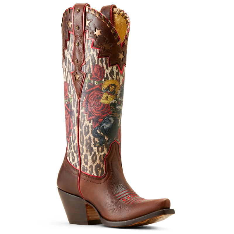 Ariat Women's Rodeo Quincy X Toe Western Boots - Deep Mahogany-2