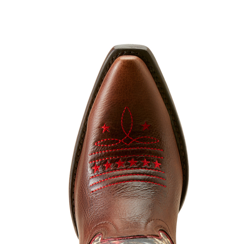 Ariat Women's Rodeo Quincy X Toe Western Boots - Deep Mahogany-7