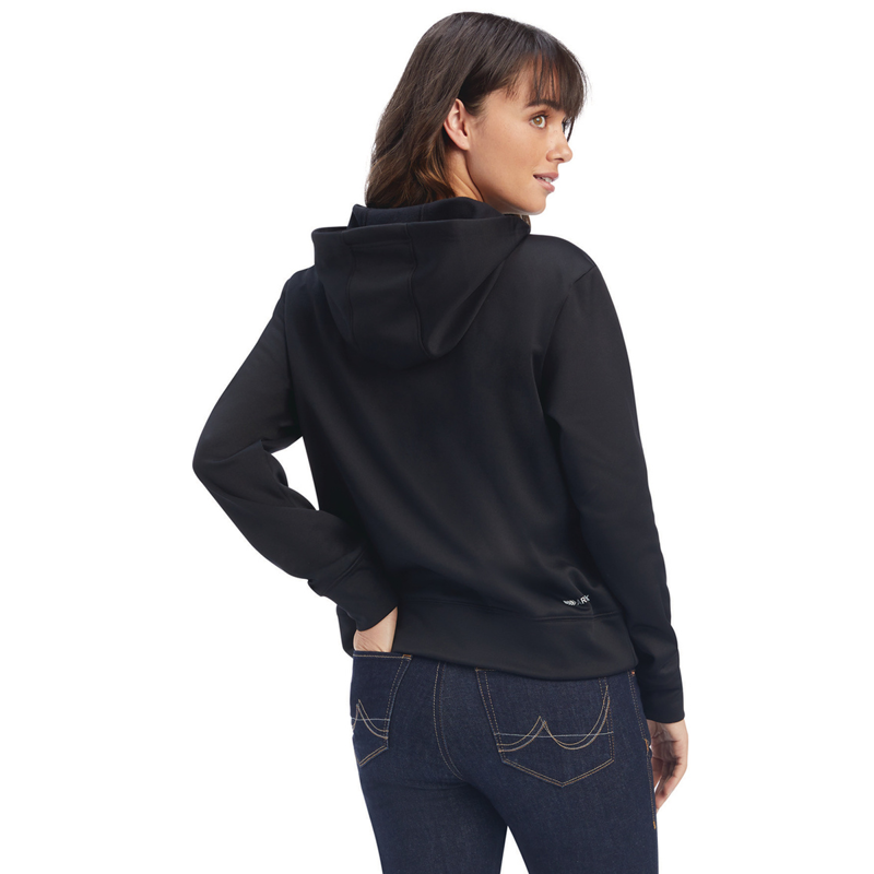 Ariat Women's Tek Hoodie 1/2 Zip Hoodie - Black-1