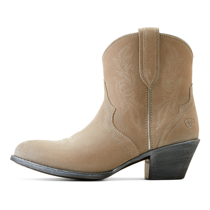 Ariat Women's Harlan Western Boot - Granite Grey Suede-1