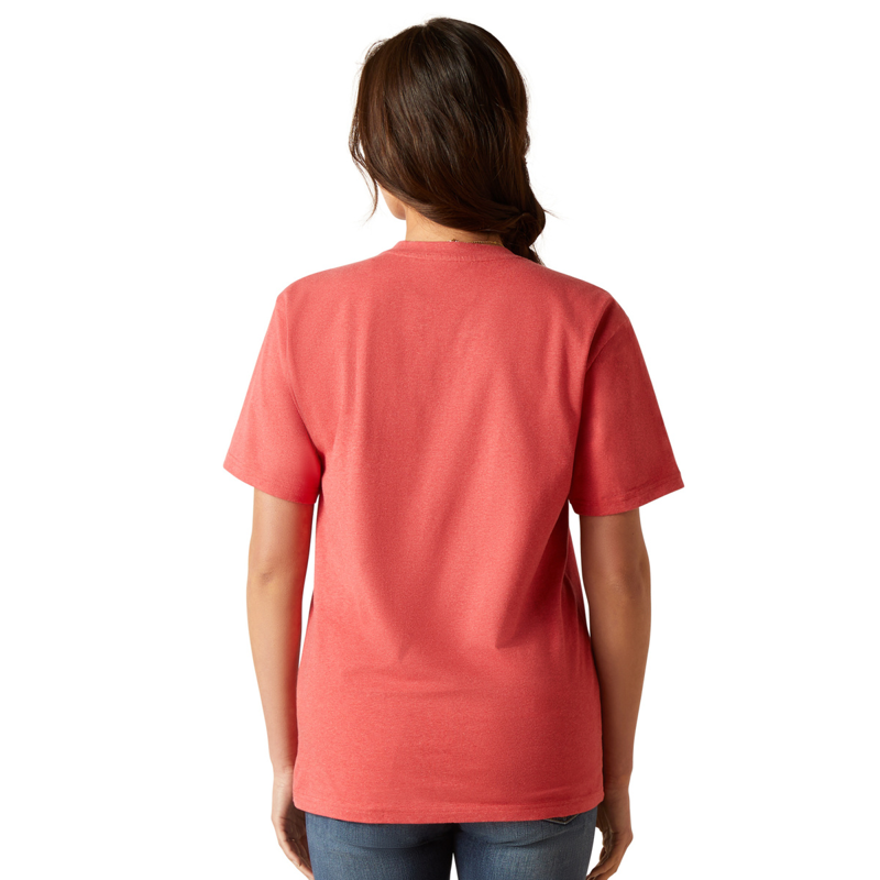 Ariat Women's Boyfriend T-Shirt - Heather Baked Apple-1