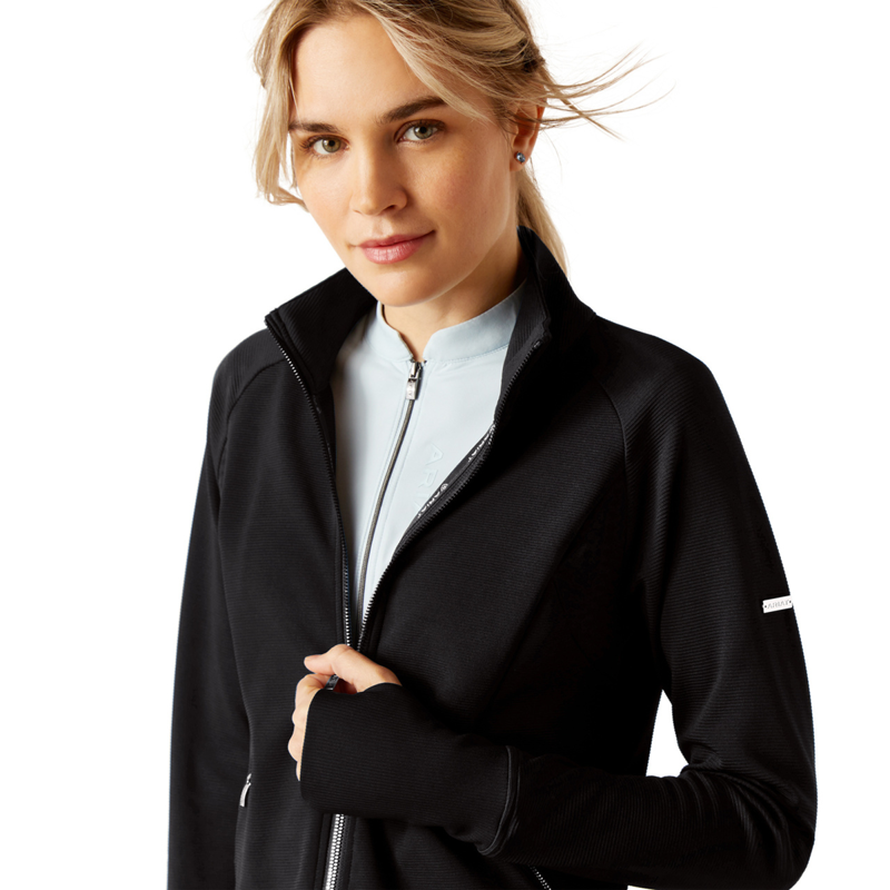 Ariat Women's Bellatrix Full Zip Sweatshirt - Black-2