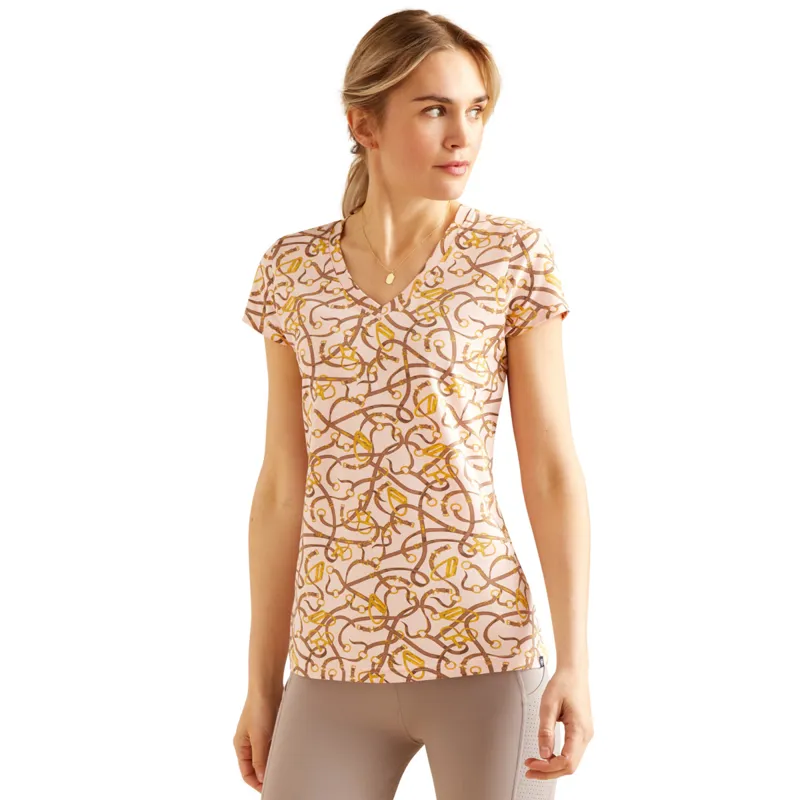 Ariat Women's Bridle T-Shirt - Blushing Rose