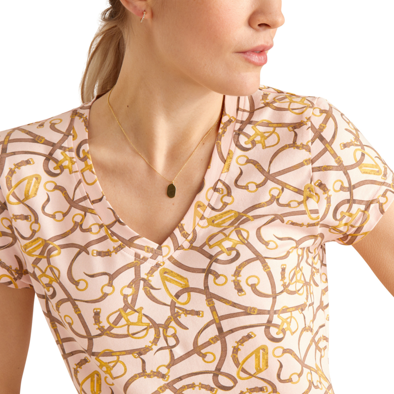 Ariat Women's Bridle T-Shirt - Blushing Rose-2