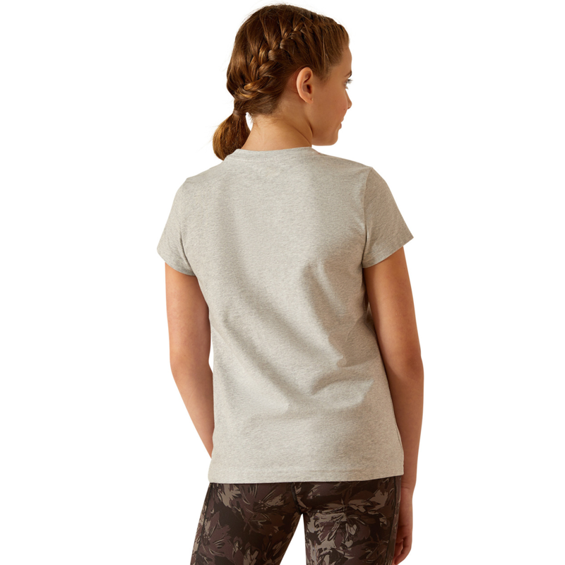 Ariat Youth Iconic Ride T-Shirt - Heather Grey-1