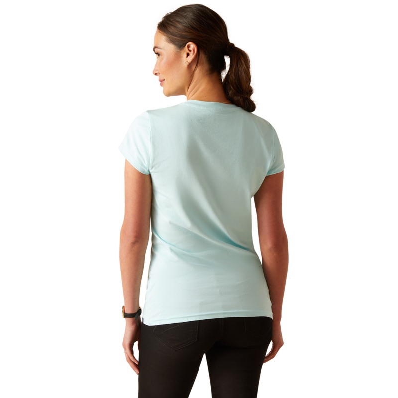 Ariat Women's Floral Mosaic T-Shirt - Plume-1