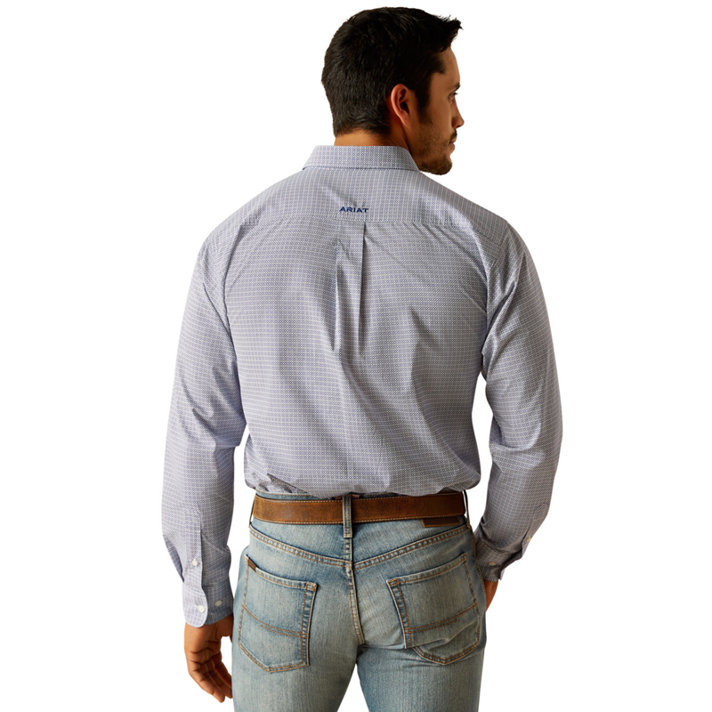 Ariat Men's Phil Fitted Shirt - Blue-1