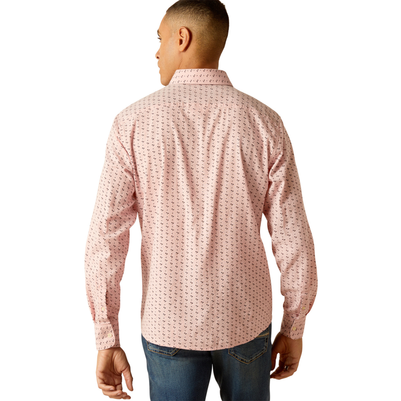 Ariat Men's Marshall Stretch Modern Fit Shirt - Rose-1