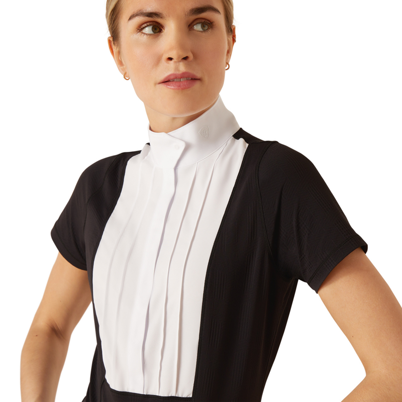 Ariat Women's Luxe Show Shirt - Black-2