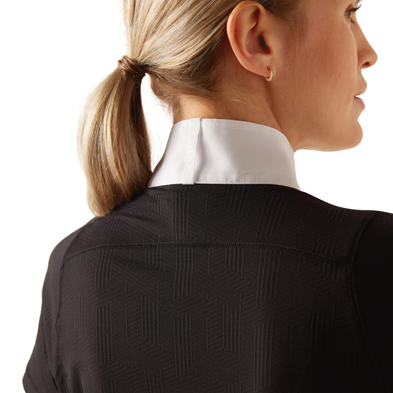 Ariat Women's Luxe Show Shirt - Black-3