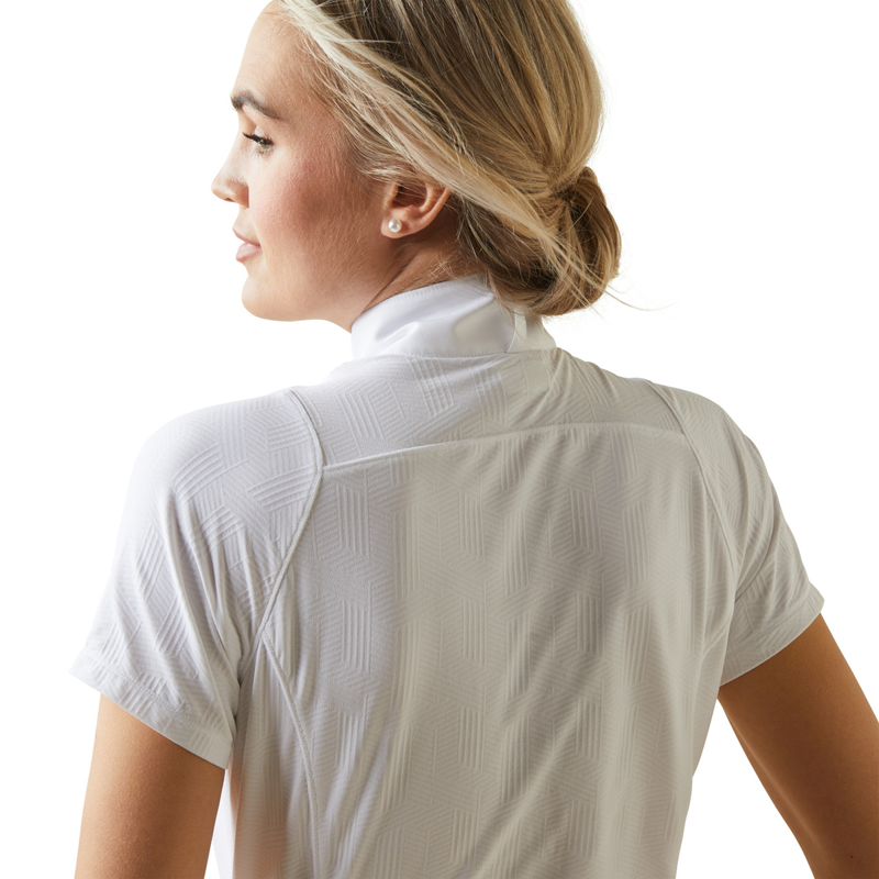 Ariat Women's Luxe Show Shirt - White-3