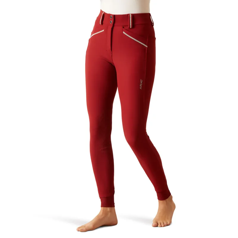 Ariat Women's Tri Factor Grace Knee Patch Breech - Sun-Dried Tomato