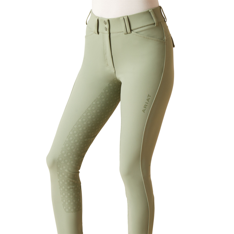 Ariat Women's Tri Factor Grip Full Seat Breech - Lily Pad-1