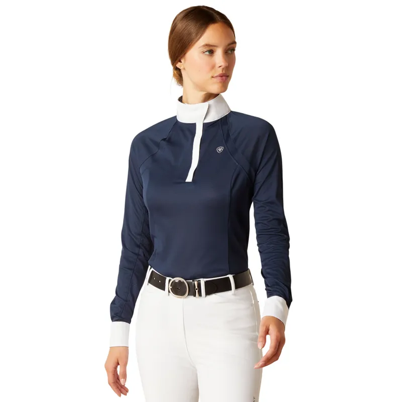 Ariat Women's Sunstopper 3.0 Pro Show Shirt - Navy/Trace