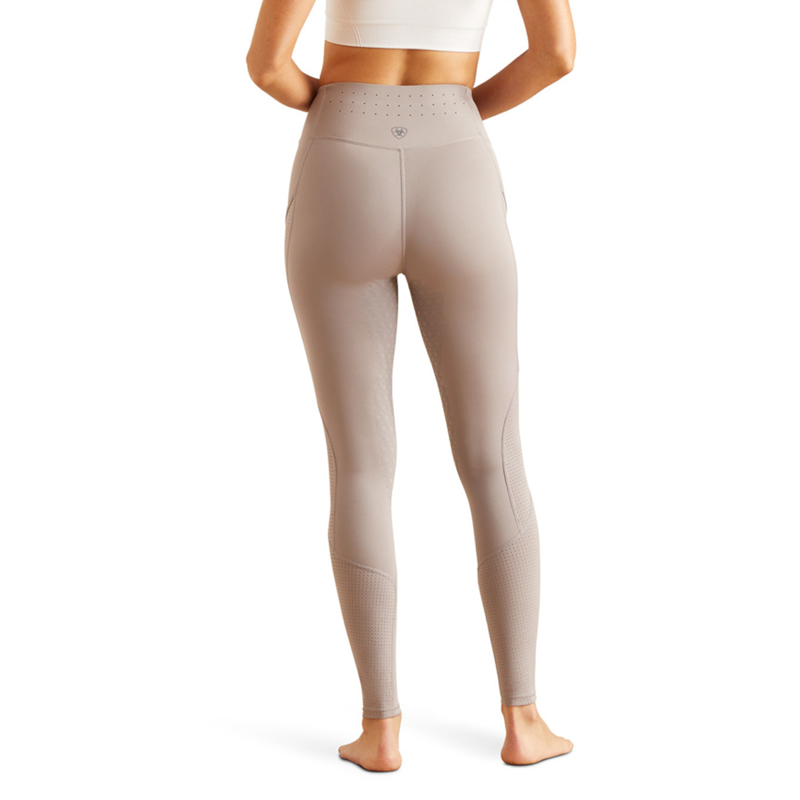 Ariat Women's Breathe Eos Half Grip Recycled Materials Tights - Zinc-1