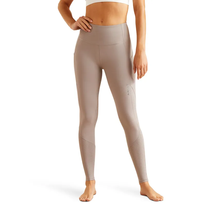 Ariat Women's Breathe Eos Half Grip Recycled Materials Tights - Zinc