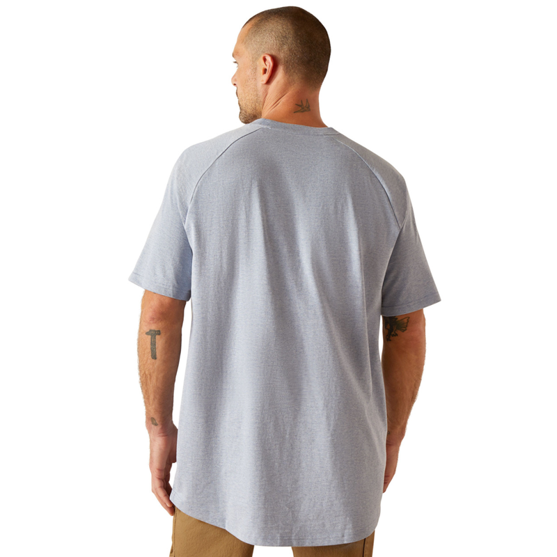 Ariat Men's Rebar Cotton Strong T-Shirt - Infinity Heather-1