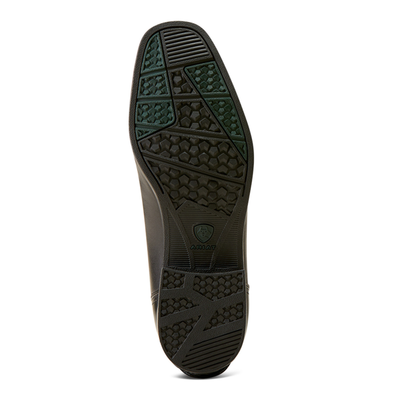 Ariat Women's Palisade Show Tall Riding Boot Reg Calf - Black/Black Croc Print-5