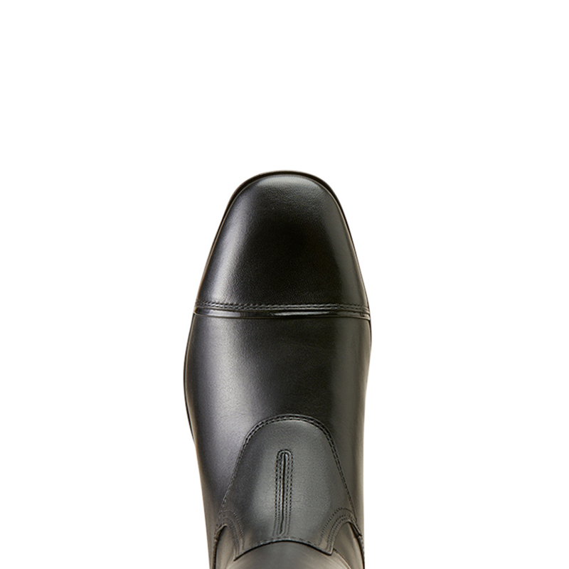 Ariat Women's Palisade Show Tall Riding Boot Reg Calf - Black/Black Croc Print-6