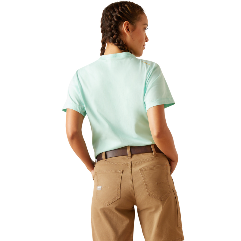 Ariat Women's Rebar Workman Short Sleeve T-Shirt - Yucca-1