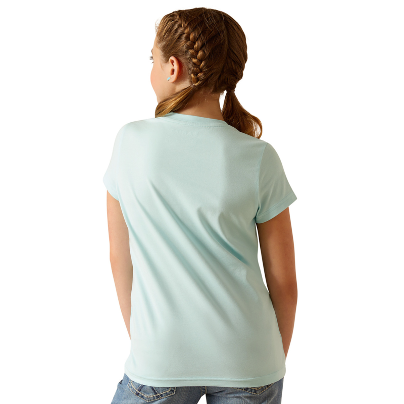 Ariat Youth Floral Mosaic T-Shirt - Plume-1