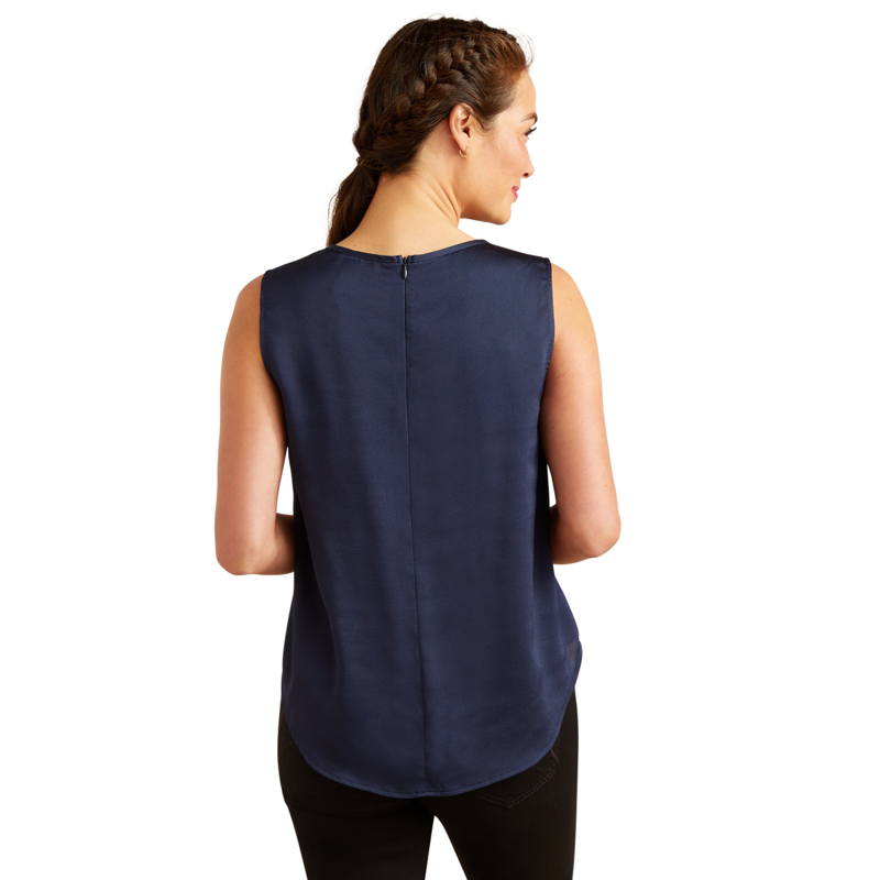 Ariat Women's Bayview Blouse - Navy-1