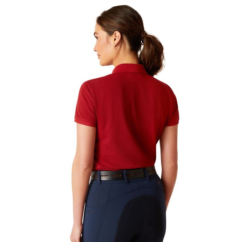 Ariat Women's Prix 2.0 Polo - Sun-Dried Tomato-1