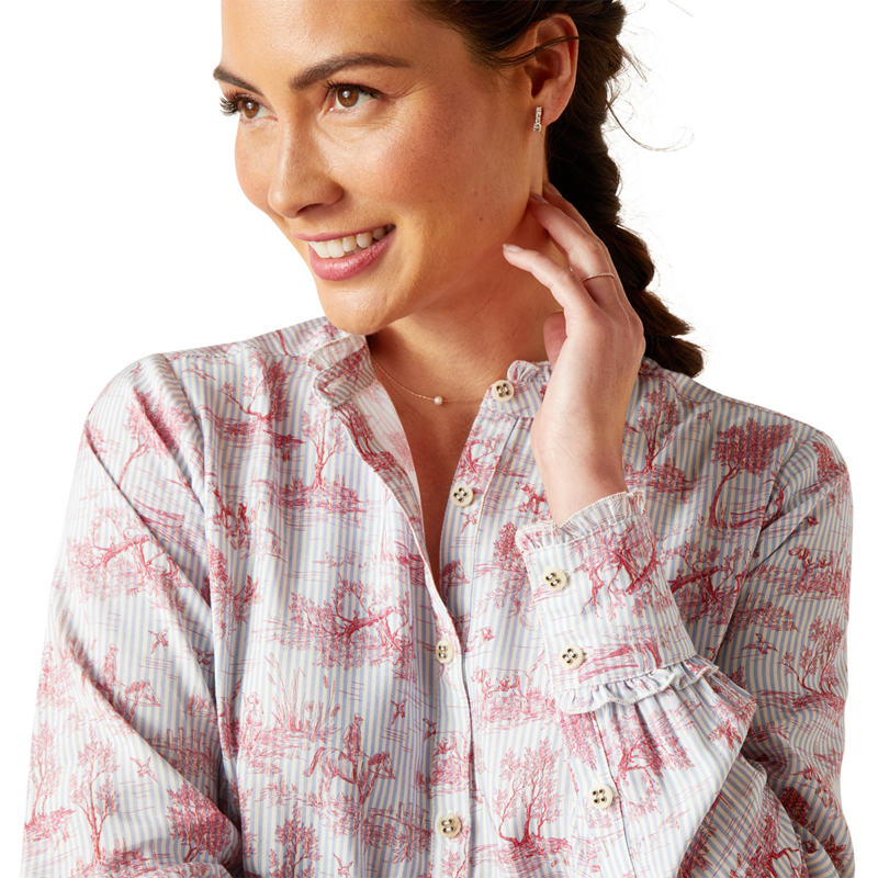 Ariat Women's Clarion Blouse - Toile-2