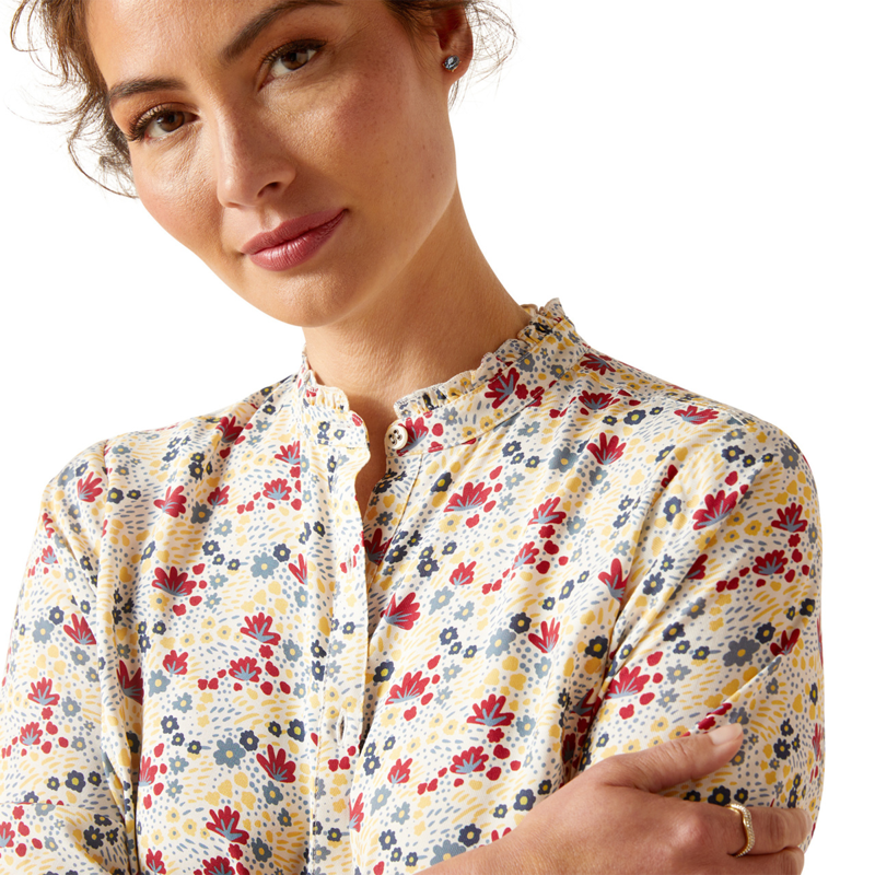 Ariat Woman's Clarion Blouse - Mod Floral-2