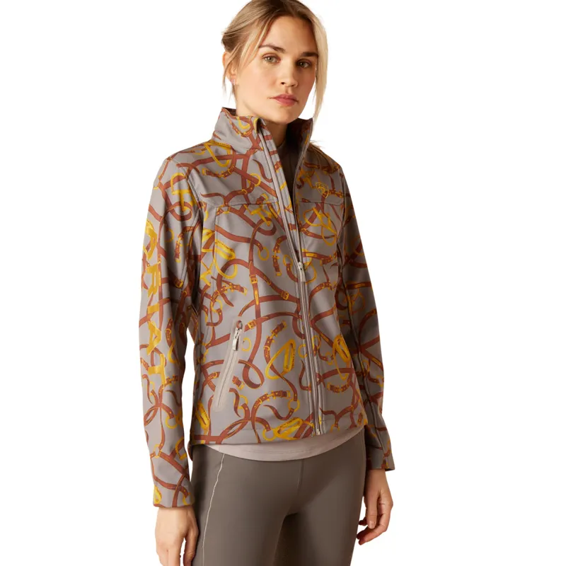 Ariat Women's New Team Softshell Jacket - Zinc Bridle