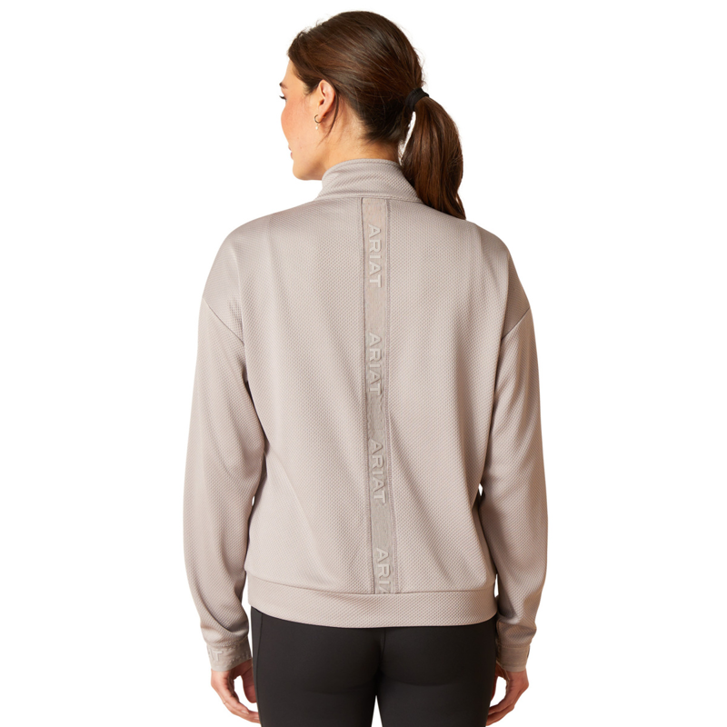 Ariat Women's Breathe 1/2 Zip Sweatshirt - Zinc-1