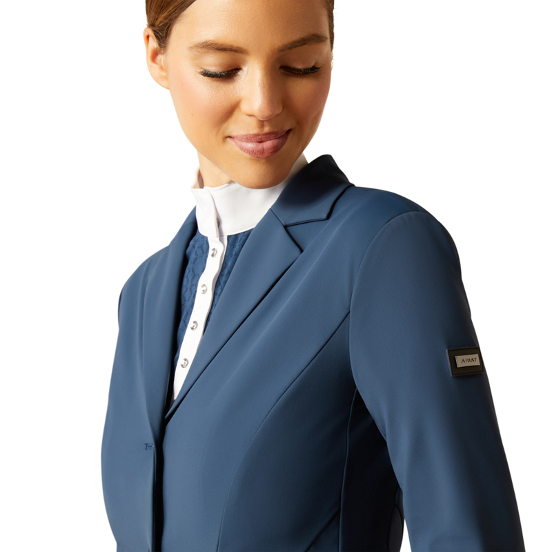 Ariat Women's Meridian Show Coat - Dark Denim-2