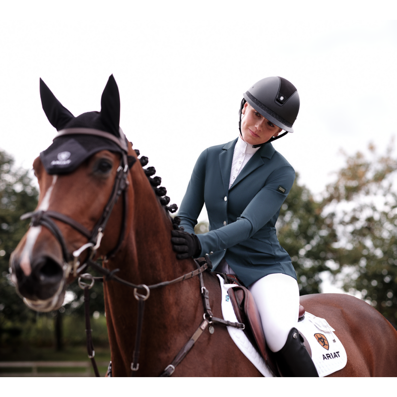 Ariat Women's Meridian Show Coat - Dark Denim-5