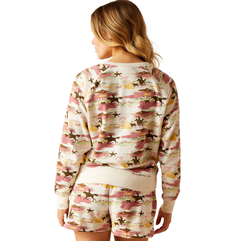 Ariat Women's Hawaiian Sweatshirt - Hawaiian Print-1