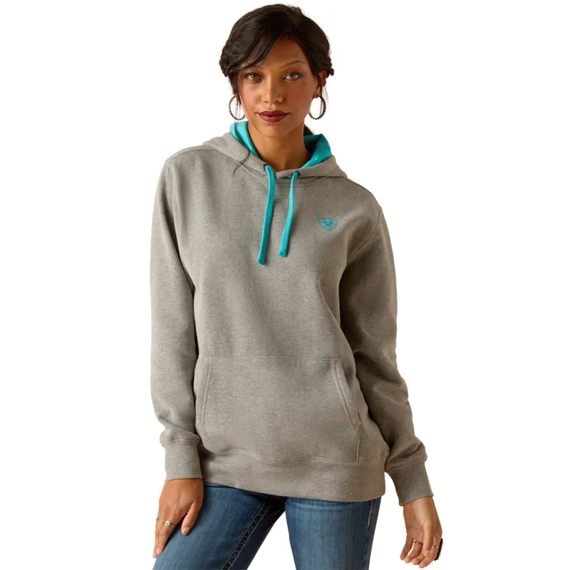 Ariat Women's Equipment Hoodie - Heather Grey