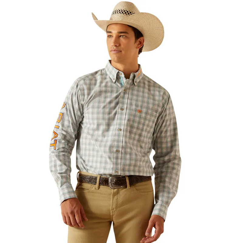Ariat Men's Pro Series Team Luca Fitted Shirt - Grey
