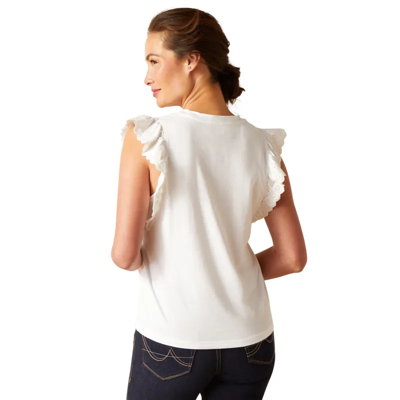 Ariat Women's Ludlow Top - White-1