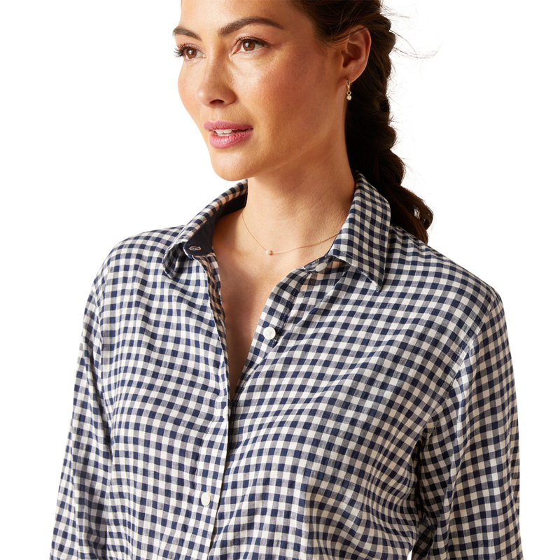 Ariat Women's Tiburon Shirt - Navy-2