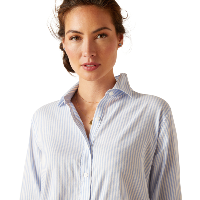 Ariat Women's Tiburon Shirt - Blue-2