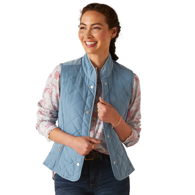 Ariat Women's Woodside Gilet - Blue Shadow