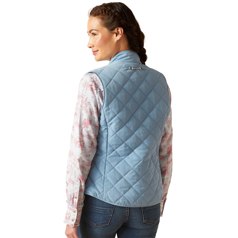 Ariat Women's Woodside Gilet - Blue Shadow-1