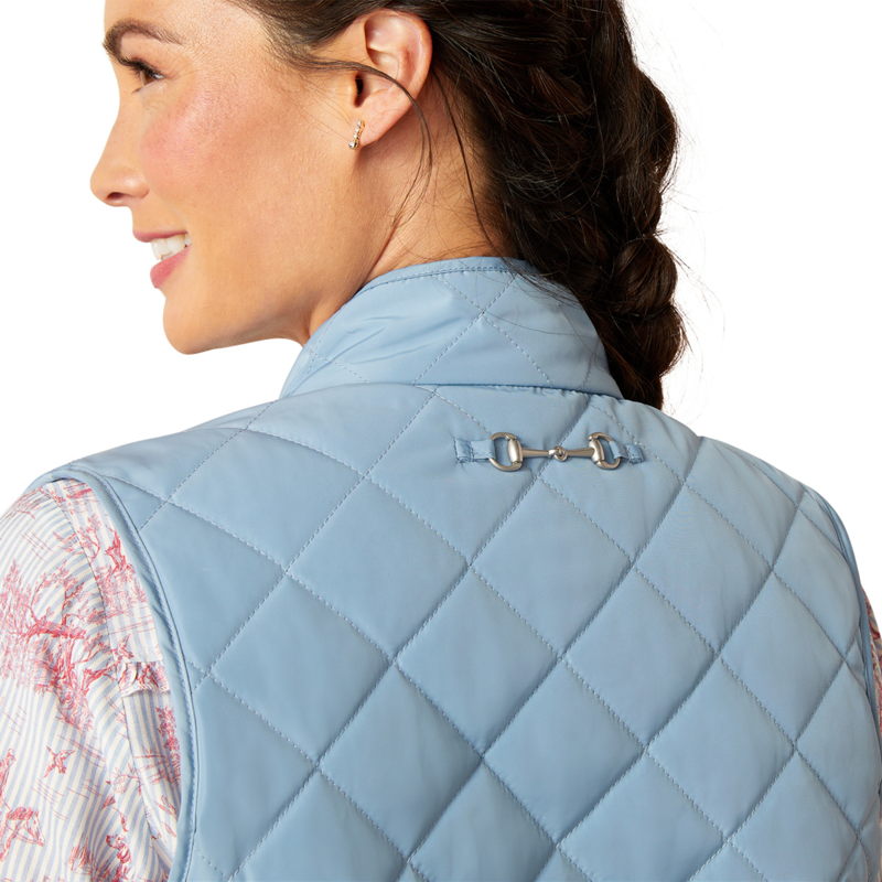 Ariat Women's Woodside Gilet - Blue Shadow-3
