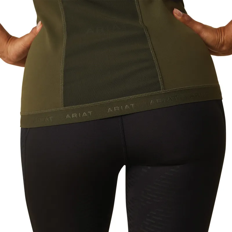 Ariat Women's Ascent Crew Short Sleeve Baselayer - Relic-4