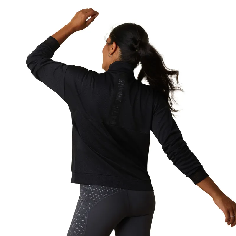 Ariat Women's Breathe 1/2 Zip Sweatshirt - Black-1