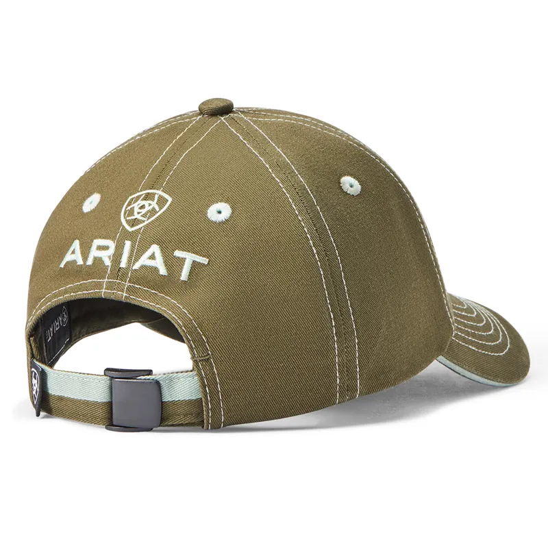 Ariat Team II Cap - Beetle/Aqua Foam-1