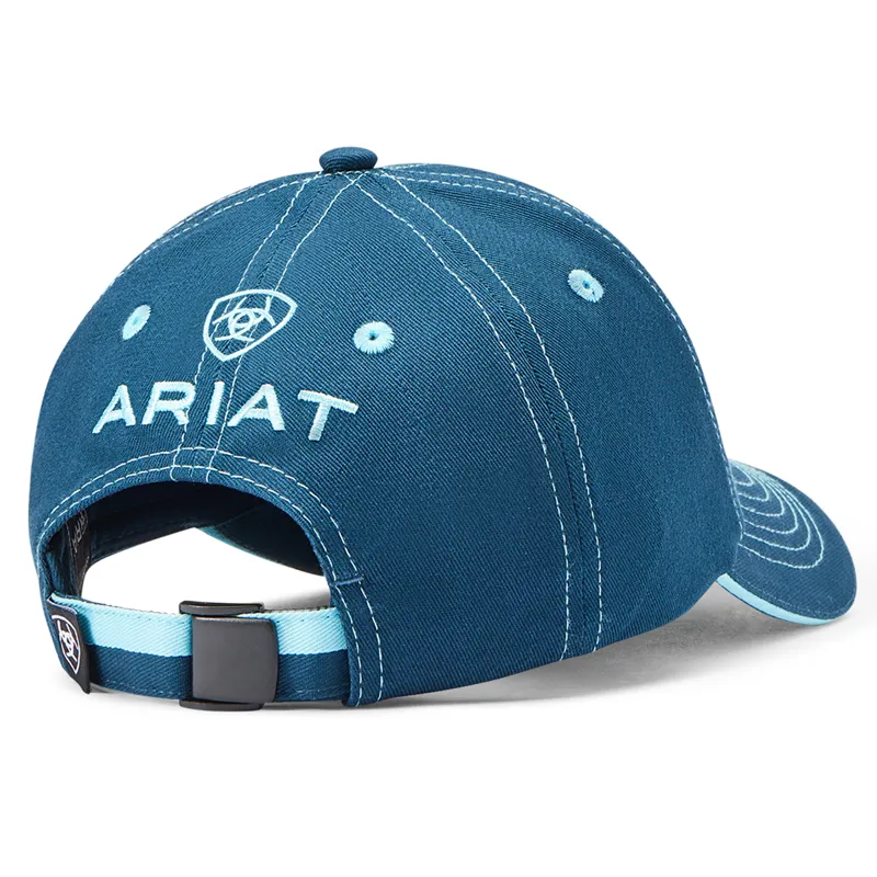 Ariat Team II Cap - Deep Petroleum/Mosaic Blue-1