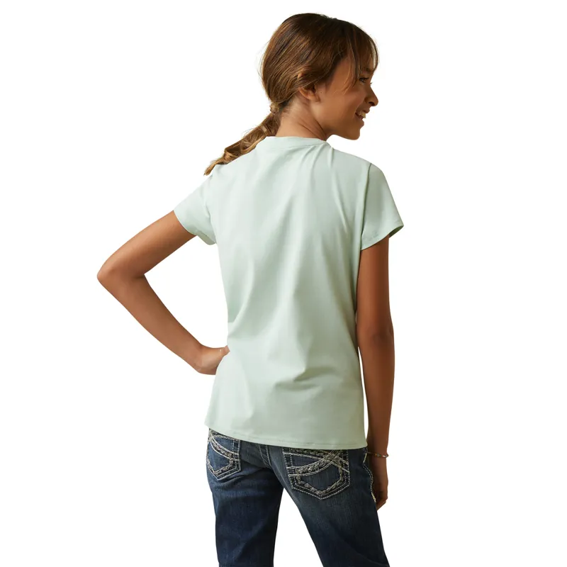 Ariat Youth Harmony T-Shirt - Aqua Foam-1