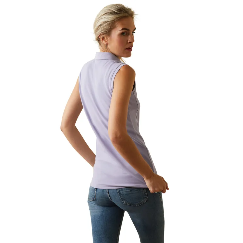 Ariat Women's Prix 2.0 Sleeveless Polo - Heirloom Lilac-1